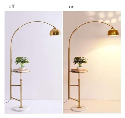 Lámpara vertical decorativa con mesa de café para salas modernas 3
