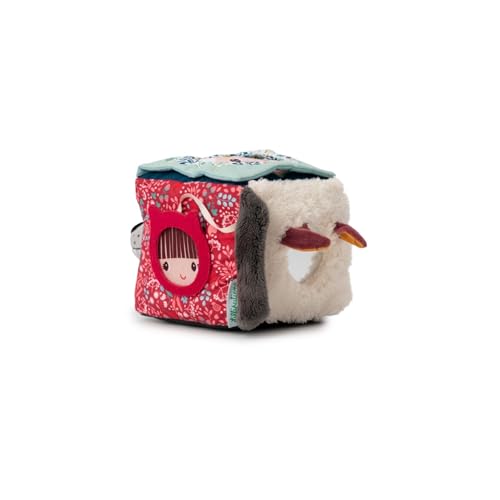 Lilliputiens - Cubo tessile per le attività - Lupo Louis - 5