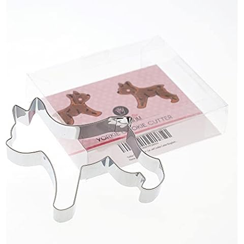 Yorkie Cookie Cutter - Large - 4 Inches - Stainless Steel Cookie Cutter Kingdom… Cover