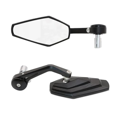 Espejos de moto de aleación de aluminio para manillar 7/8 retrovisores de extremo Scrambler 800