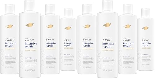 Image of Dove Shampoo Intensive Repair for Damaged Hair with Bio-Protein Care Technology and Amino Serum 12 Fl Oz,(Pack of 8)