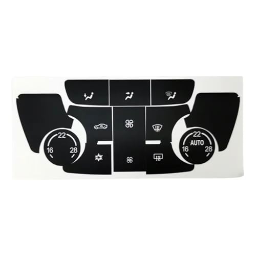 Autocollants Climatisation Buick Verano Encore Réparation Boutons Console Centrale