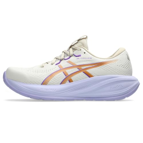 Image of ASICS Women's Gel-Cumulus 28 Running Shoes, 8, Oatmeal /Fresh AIR