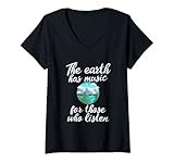 Photo Gallery donna la terra ha musica per coloro che ascoltano earth day 2021 maglietta con collo a v Photo Gallery donna la terra ha musica per coloro che ascoltano earth day 2021 maglietta con collo a v