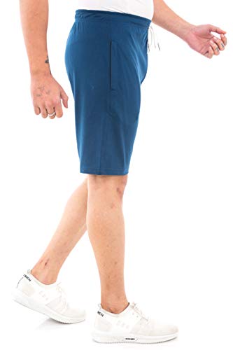 Image of Epoxy Men's Combo Shorts Pack - Sports, Gym, and Bermuda Shorts for Men - Pack of 2 - Cotton Fabric, Zipper Pocket, and Stylish Design - Summer Wear and Fitness Essentials