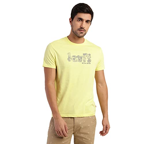 Image of Levi's Men's Cotton Regular Fit Brand Logo T-Shirt