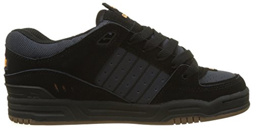 Image of Globe Fusion, Men's Skateboard Shoe, Multicoloured Black Ebony Orange, 6 US