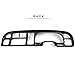 ALLGOOD Dash Board Bezel w/Clips,Compatible with Dodge Ram 1500 1998-2001, Fit Dodge Ram 2500 3500 1998-2002