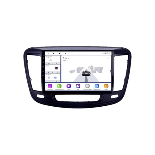 Radio Android para Chrysler 200 evita multas con manos libres Bluetooth y camara trasera AHD