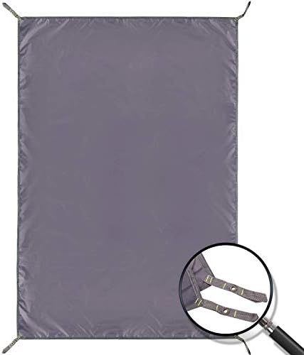 REDCAMP Ultralight Waterproof Ground Sheet, Universal Heavy Duty Under Camping Tent Tarp, Lightweight Breathable Compact Tent Footprint for Outdoor Hiking Camping