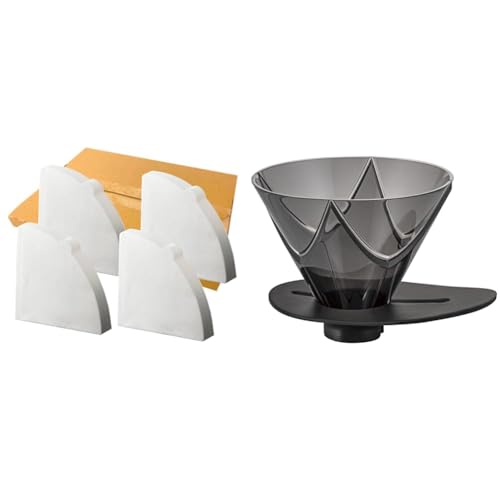 yZbgzyAmazon.co.jp znI(HARIO) V60 R[q[tB^[ 1~4tp 160 40×4Zbg { FSCFؐi y[p[ 02 W zCg VCF-02-40W-4S-AZ{ + V60 1񒊏oh