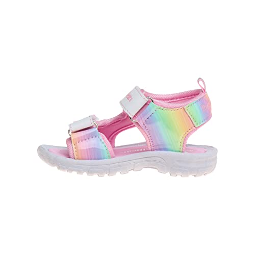 Image of Rugged Bear Girls Sport Active Summer Open Toe Sandals (Toddler)