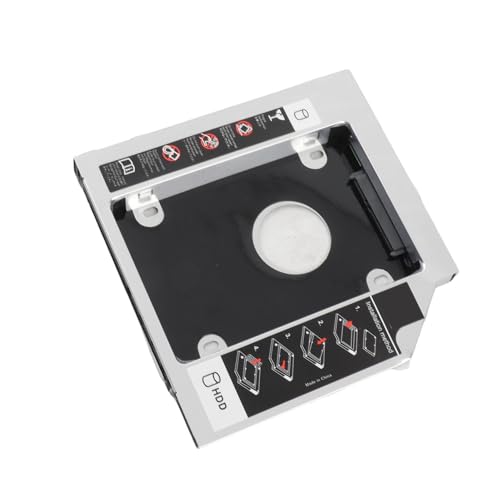 Caddy para disco duro 12.7 mm Aluminio SATA para laptop miniatura 4