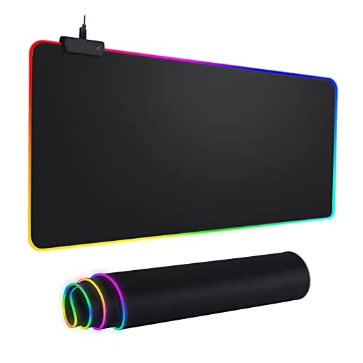 Mouse pad RGB LED, mouse pad grande, tapete de led e grande