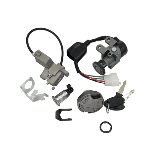 Interruptor de llave de encendido GY6 125cc 150cc 50cc QMB139 kit completo 6