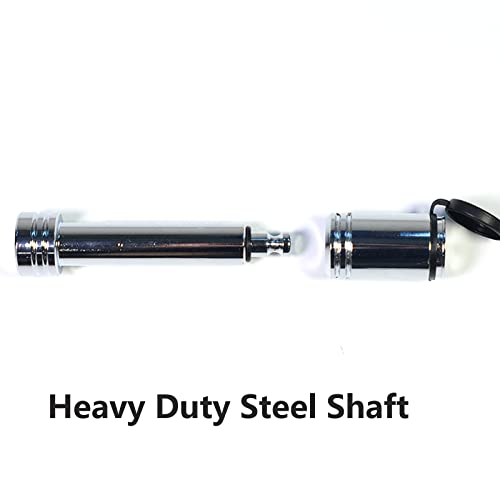 Lyuton 2Pack Chromed Trailer Hitch Lock Pin, Heavy Duty Steel Shaft With 5/8 Inch Diameter, Fits 2 Inch Receiver, With Rubber Cap & Seal Ring #TOP3