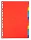 Intercalaires carte 220g 12 positions - a4