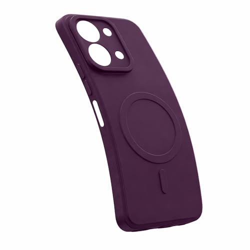 Image of Back Cover | MagFit Ring Design (Non-Magnetic) | Shockproof Case | Anti-Slip Grip | Raised Camera Edges | Slim Protective Case for Mi Redmi 15C 4G / Poco C85 4G (Purple)