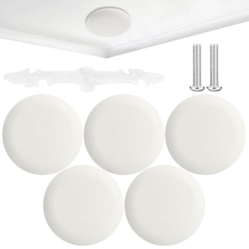 Cache-trous pour plafond avec vis pour masquer les boîtes électriques vides