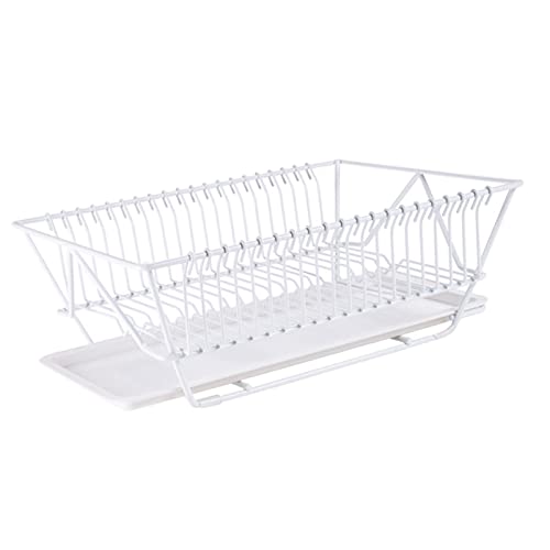 LOOM TREE® Dish Rack and Drainaboard Set Space-Saving Dish Dryer Rack for Counter White | Kitchen, Dining & Bar | Kitchen Storage & Organization | Racks & Holders Deal