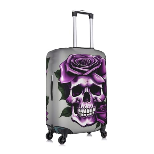 Housse de valise blanche en polyester lavable taille S pour bagage de voyage - 2