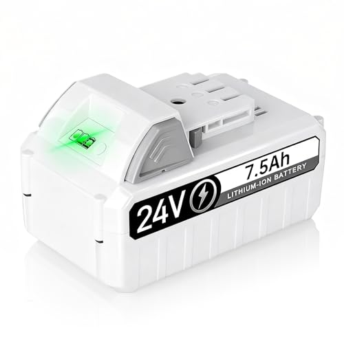 CPY 1-Pack 7.5Ah 24V Lithium Battery Replacement for Snow Joe + Sun Joe iON+ 24V Series Cordless Power Tools, Compatible with Snow Joe 24VBAT-LTX 24VBAT-LTW 24VBAT-LTE 24VBAT 24V-X2-SB18 24V