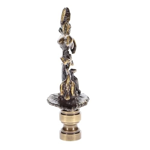 Image of B&P Lamp Birds On Branch Brass Finial, 2 7 /8 Inch Ht, 1 /4-27 Tap