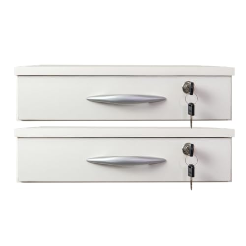 Kit 2 Gavetas Com Separador De Cédulas E Moeda Branco