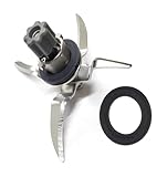 Lame de mixeur Compatible avec Monsieur for Cuisine Edition Plus SKMK1200 C3 D4 E5 SKMK1100A1, couteau mélangeur for Machine de cuisine Lidl Silvercrest