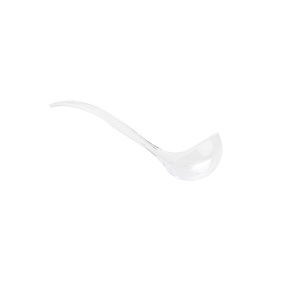 Ladle, 6.5 oz., 12" x 3-7/8" x 3-1/4", polystyrene, Clear, 12 Each per case by Tablecraft – 12.12x4.00x3.38, Polystyrene, Clear, Pack of 12, Model 11445