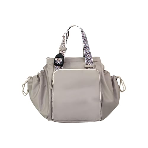Sac à dos voyage femme spacieux beige pour ranger les affaires de bébé
