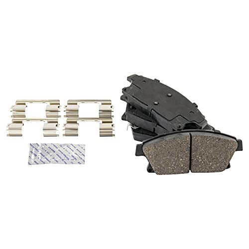 Image of TRQ Front Brake Pad & Rotor Kit Ceramic | For 2013-2019 Cadillac ATS