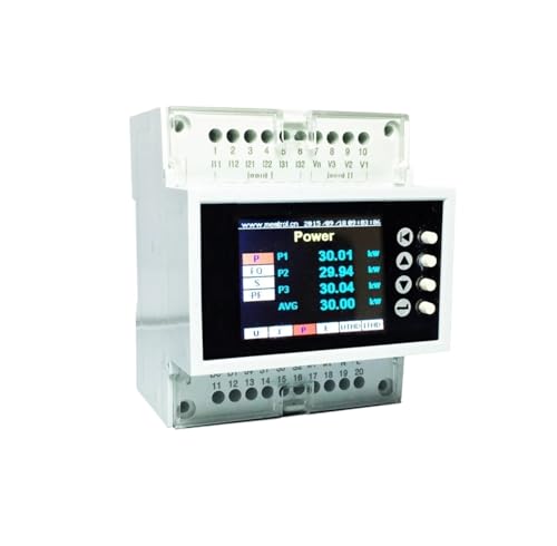 Analyseur de qualité l'énergie triphasé ME631SD et compteur électrique quatre fils