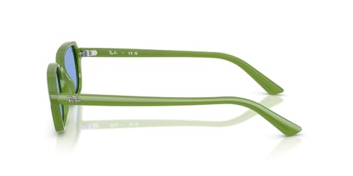 Ray-Ban RB4455F Zuri Low Bridge Fit Sunglasses, Cloudy Jungle Green/Blue, 51 mm - image 3