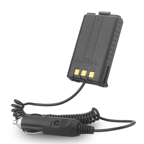 BAOFENG uv-5r Battery Eliminator car Charger for BAOFENG uv-5r UV-5R UV-5R+ UV-5RA UV-5RA+ UV-5RB UV-5RC UV-5RD UV-5RE UV-5RE Plus,Two Way Radio Battery Car Charger 2pack (2)