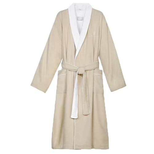 The Ritz-Carlton Frette Microfiber Robe - Beige - Luxury Hotel Bathrobe - Medium