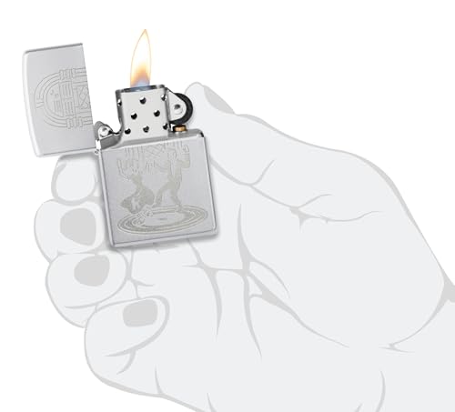 Encendedor Zippo Vintage Dance Satin Chrome miniatura 5