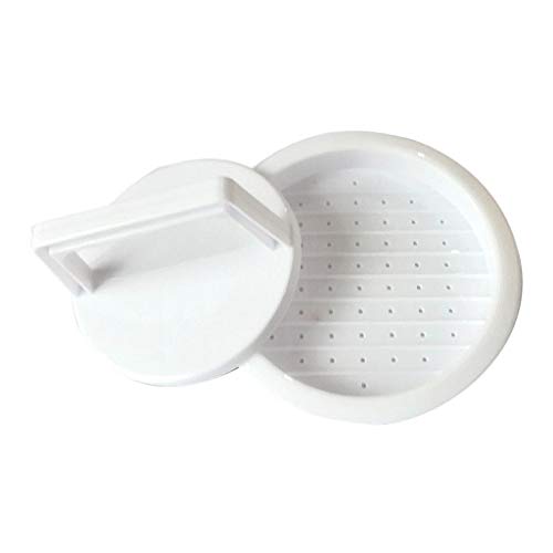 Homozy prensa de hambúrguer de plástico antiaderente e hambúrguer para churrasco ao ar livre