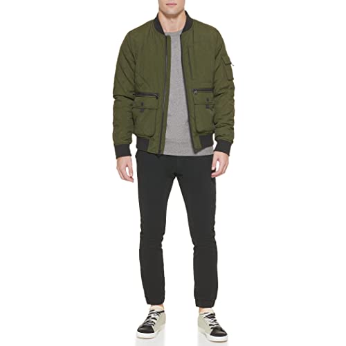 Levi's mens Men's Quilted Utility Bomber JacketCOAT4