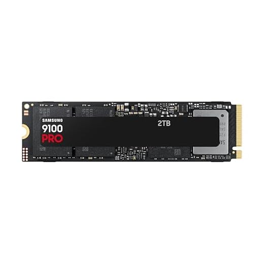 Samsung 9100 PRO NVMe M.2 SSD Festplatte Intern, 2 TB, PCIe 5.0, 14.700 MB/s Lesen, 13.400 MB/s Schreiben, Interner Speicher für Gaming, Videobearbeitung und AI, Schwarz, MZ-VAP2T0BW