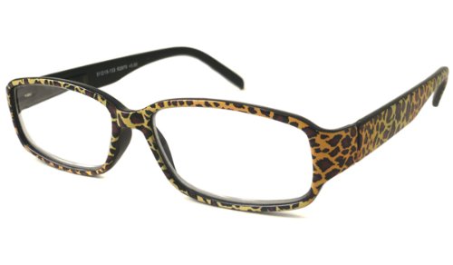 UrbanSpecs Readers Reading Glasses Reading Glasses - R2979 - Cheetah / R2979 Brown Cheetah