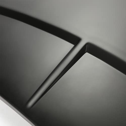 Kuafu Hood Scoop Compatible With 2015-2020 Ford F150 Truck Air Design Hood Scoop Front Vent Cover Painted Black #TOP2
