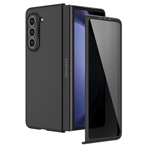 Ruky for Samsung Galaxy Z-Fold-5-Case, with Built-in Privacy Screen Protector & Support Wireless...