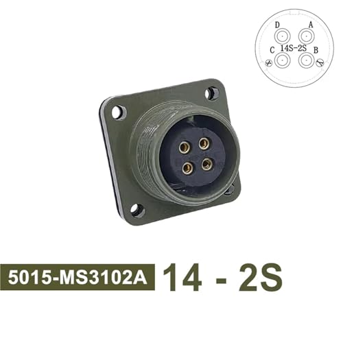Connecteur MIL STD MS3102A 14S-2 pour couplage militaire MS3106 robuste - 2