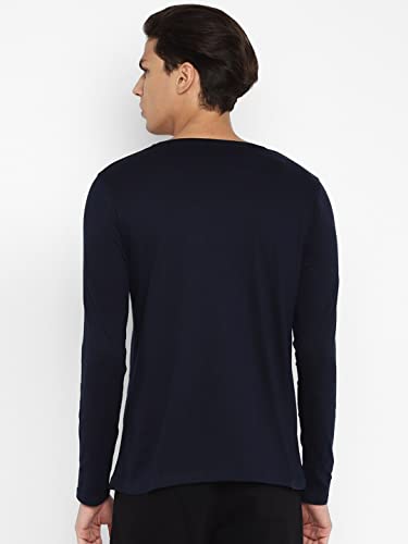 Image of London Crew Round Neck Full Sleeve Regular Fit Casual Cotton Plain Solid Tshirt for Men Full-Solid-23