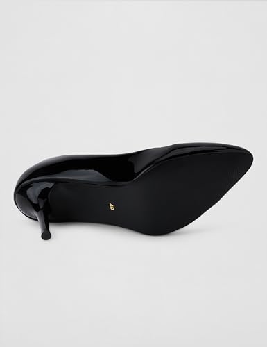 Image of ELLE Women's Solid Stiletto Heel Slip-On Pumps