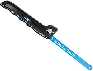 ENGINEER tz-02 Handy Handheld Saw (Hacksaw Blade Fitted into a Plastic Handle), Black/Blue