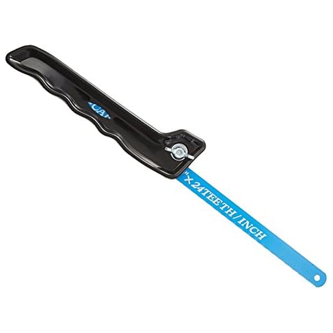 ENGINEER tz-02 Handy Handheld Saw (Hacksaw Blade Fitted into a Plastic Handle), Black/Blue Cover