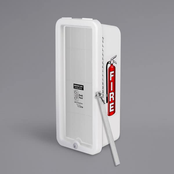 Buy Chief White Surfaceed Fire Extinguisher with Breaker Bar Attachment for 5 lb. Fire