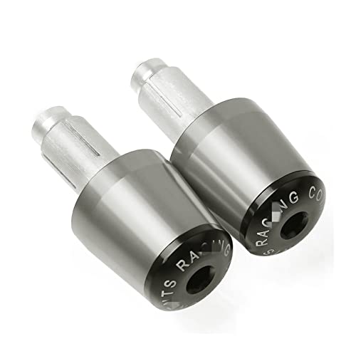 Poignées de guidon moto 22 mm grises pour Suzuki GSXR 1000 et 600